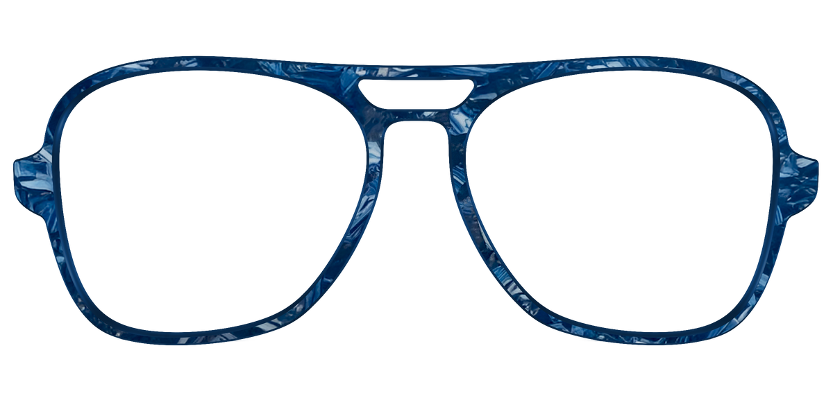 The Deep Slate Pearl Marble - Front Top Image - Pair Eyewear