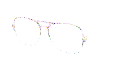 The Delicate Flower Crown with Butterfly Glitter - Angle Top Thumbnail - Pair Eyewear