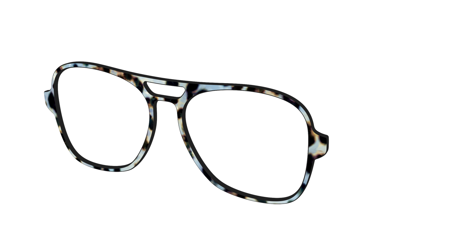 The Earl Grey Tortoise - Angle Top Image - Pair Eyewear