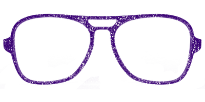 The Electric Purple Sparkle - Front Top Thumbnail - Pair Eyewear
