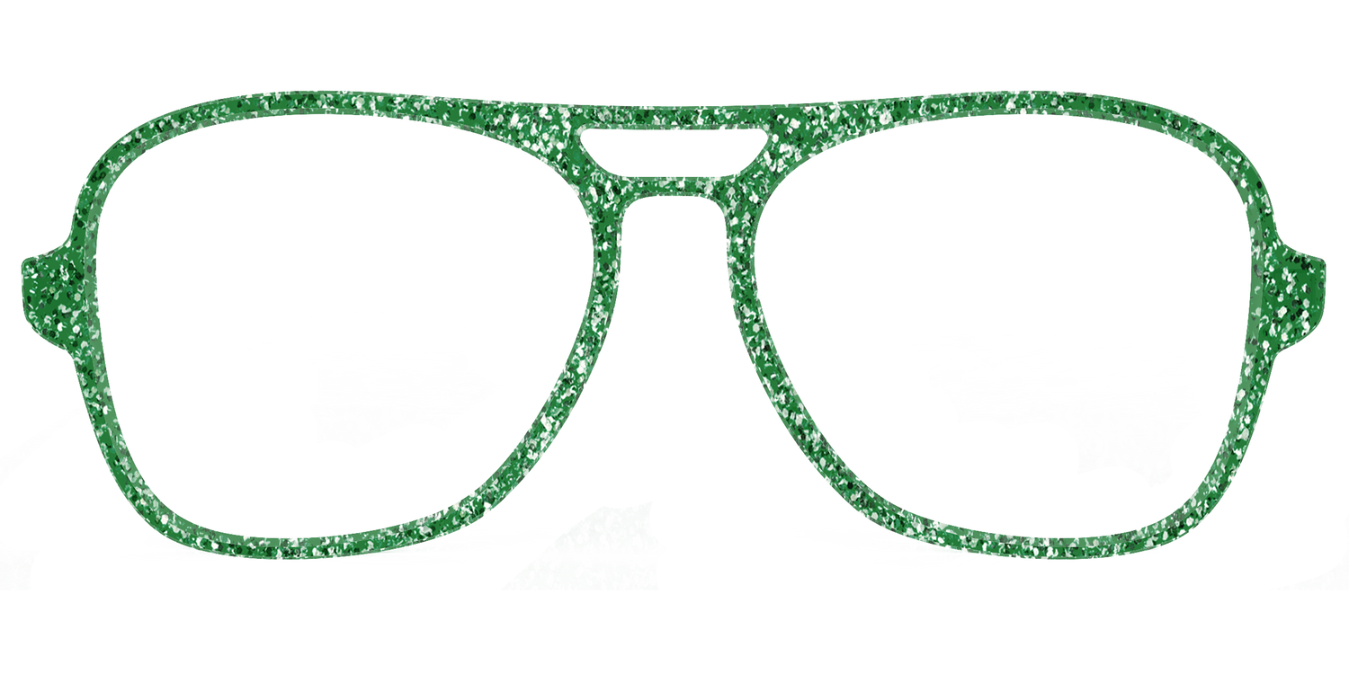 The Emerald Sparkle - Front Top Image - Pair Eyewear