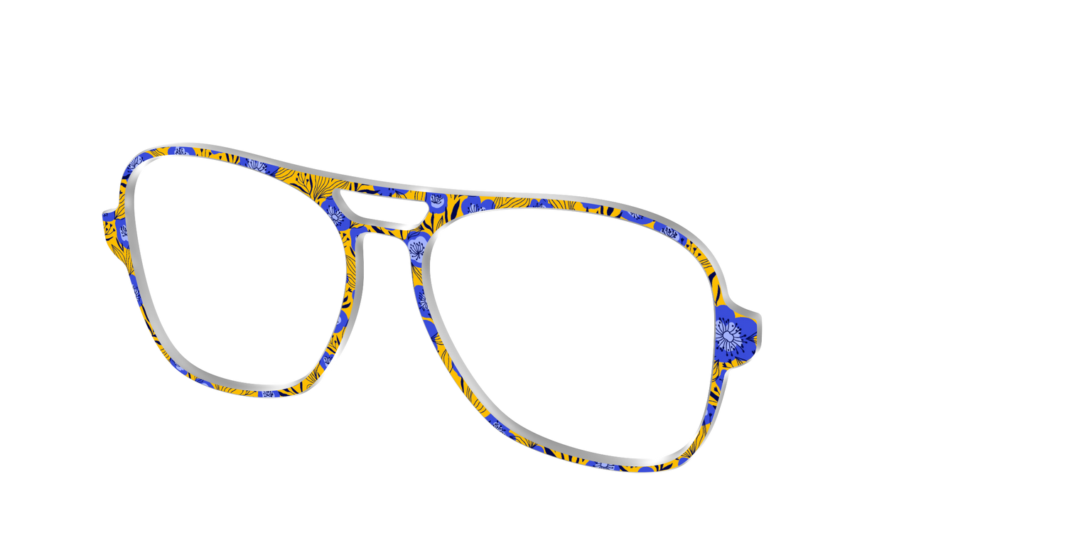 The Fab Floral - Angle Top Image - Pair Eyewear