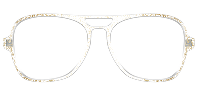 The Golden Flair Glitter Crystal with Gold Foil - Front Top Thumbnail - Pair Eyewear
