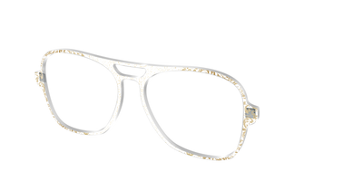 The Golden Flair Glitter Crystal with Gold Foil - Angle Top Thumbnail - Pair Eyewear