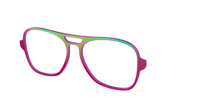 The Guava Ombre - Angle Top Thumbnail - Pair Eyewear