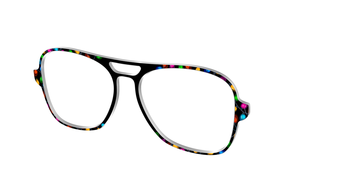 The Holiday Glow - Angle Top Image - Pair Eyewear