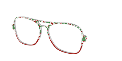 The Holly Jolly Split - Angle Top Thumbnail - Pair Eyewear