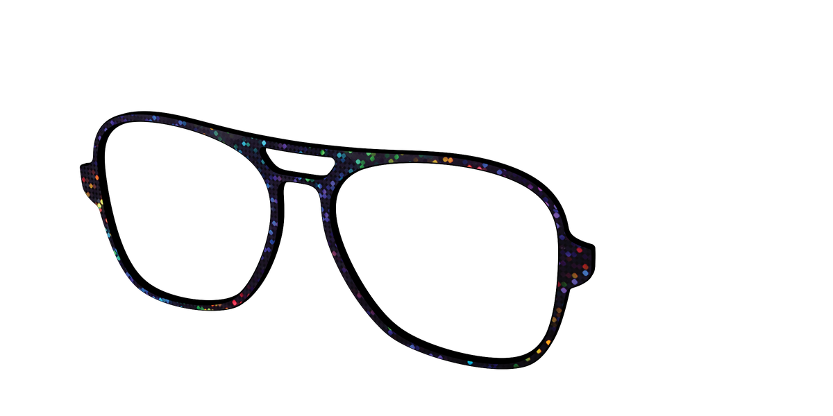 The Holographic Dots - Angle Top Image - Pair Eyewear