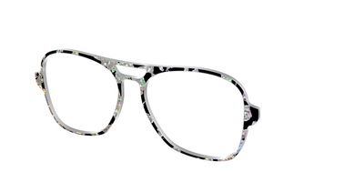 The Holographic Mottled Tortoise - Angle Top Thumbnail - Pair Eyewear