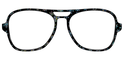 The Holographic Snowflakes - Front Top Thumbnail - Pair Eyewear