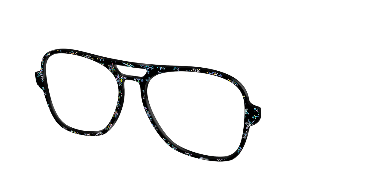 The Holographic Snowflakes - Angle Top Image - Pair Eyewear