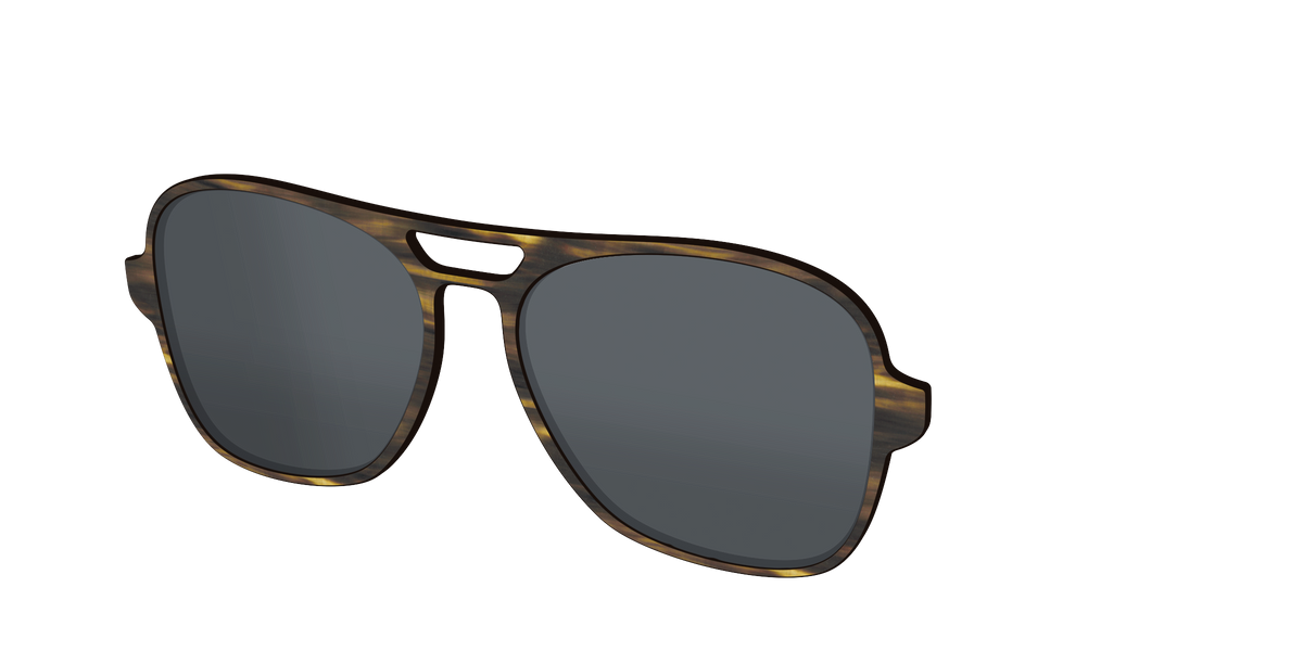 The Polarized Horn Sun Top - Angle Top Image - Pair Eyewear