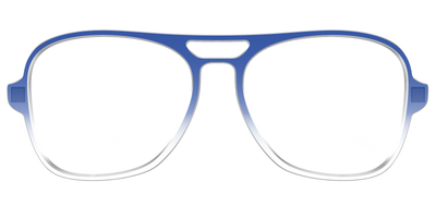 The Indigo Gradient Crystal - Front Top Thumbnail - Pair Eyewear