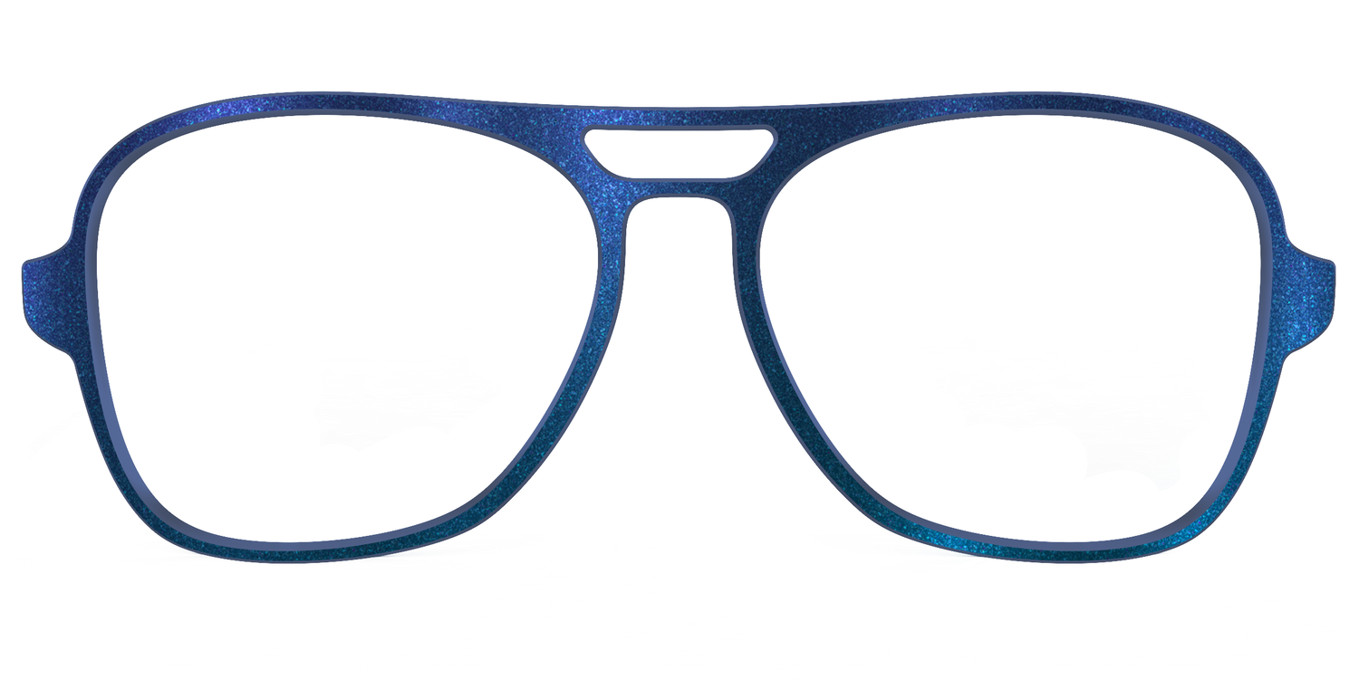 The Indigo Shimmer - Front Top Image - Pair Eyewear