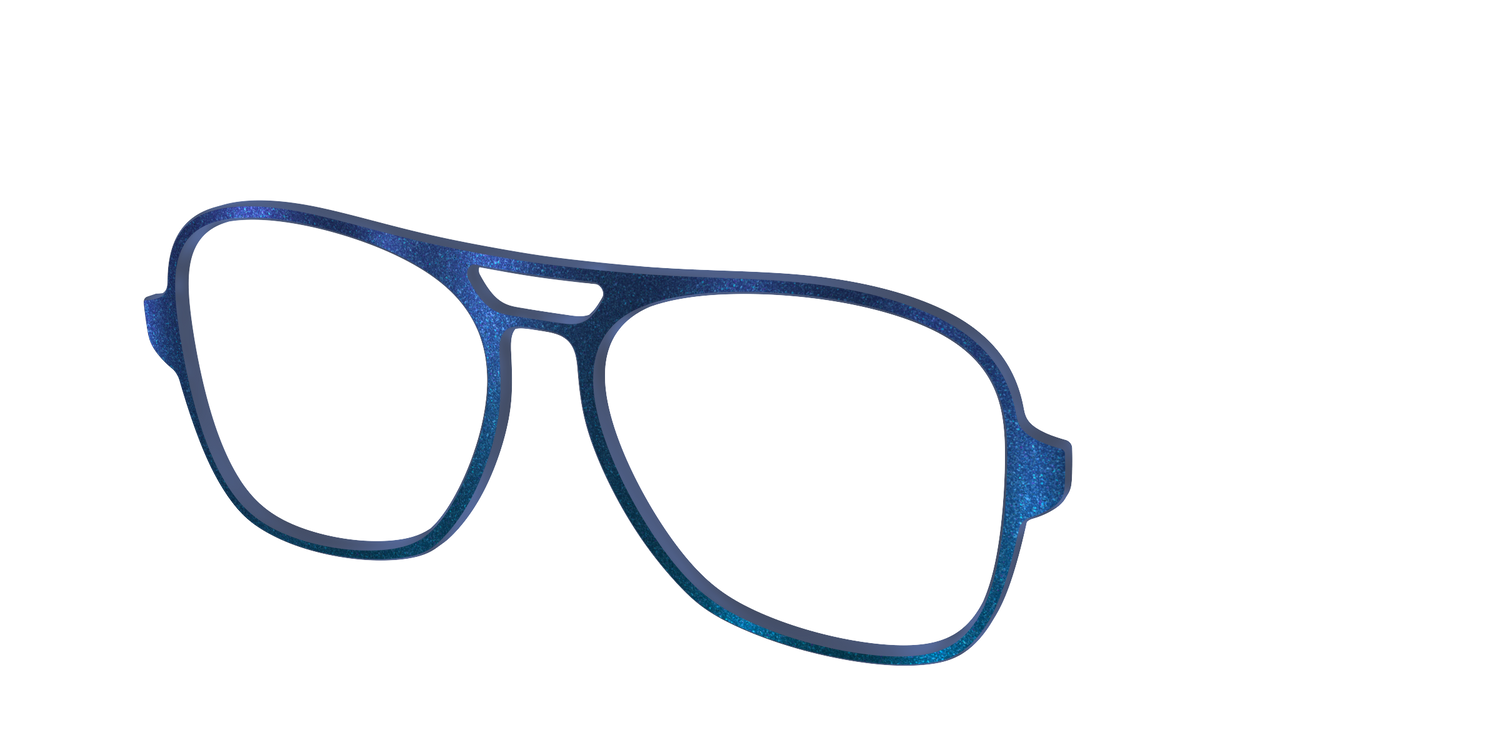The Indigo Shimmer - Angle Top Image - Pair Eyewear