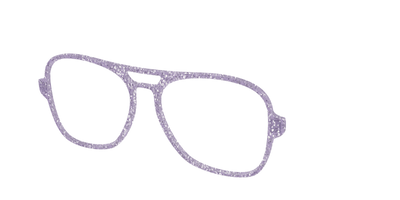The Lavender Sparkle - Angle Top Thumbnail - Pair Eyewear
