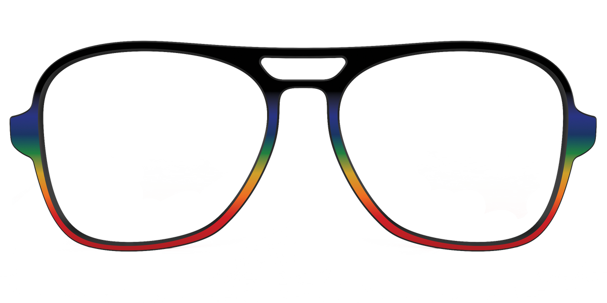 The Love Wins Gradient - Front Top Image - Pair Eyewear