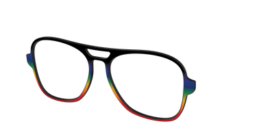 The Love Wins Gradient - Angle Top Thumbnail - Pair Eyewear