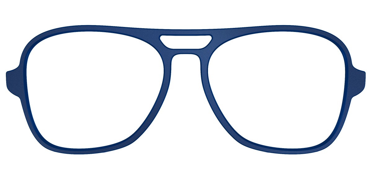 The Matte Navy - Front Top Image - Pair Eyewear