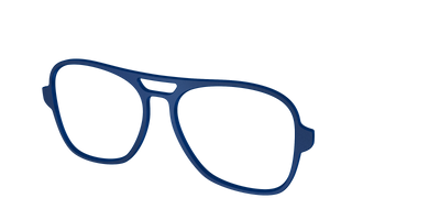 The Matte Navy - Angle Top Thumbnail - Pair Eyewear