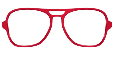 The Matte Red - Front Top Thumbnail - Pair Eyewear