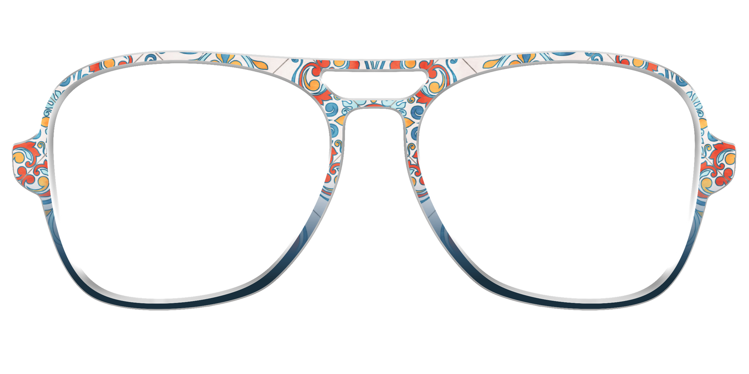 The Mediterranean Tile - Front Top Image - Pair Eyewear