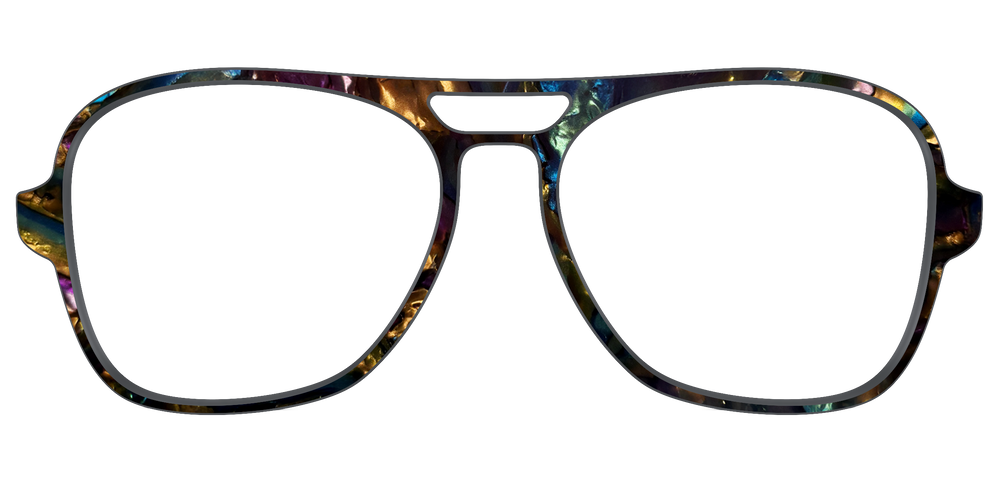 The Almond Tortoise with Gold Streaks