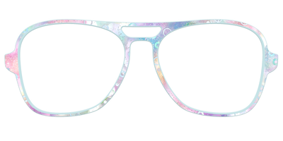 The Mermaid Bokeh with Bubble Glitter - Front Top Thumbnail - Pair Eyewear