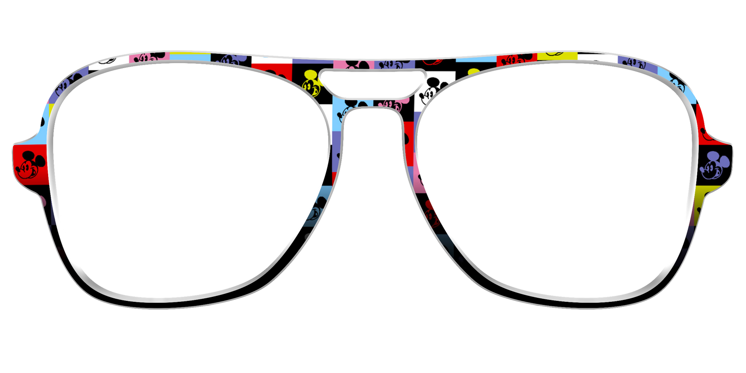 The Mickey Check - Front Top Image - Pair Eyewear
