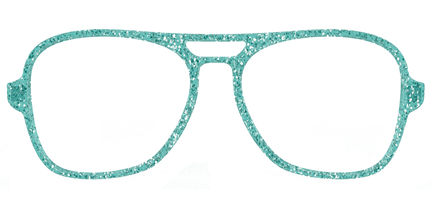 The Mint Sparkle - Front Top Image - Pair Eyewear