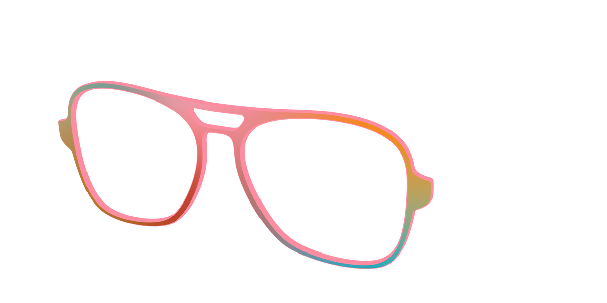 The Mirage Gradient - Angle Top Image - Pair Eyewear
