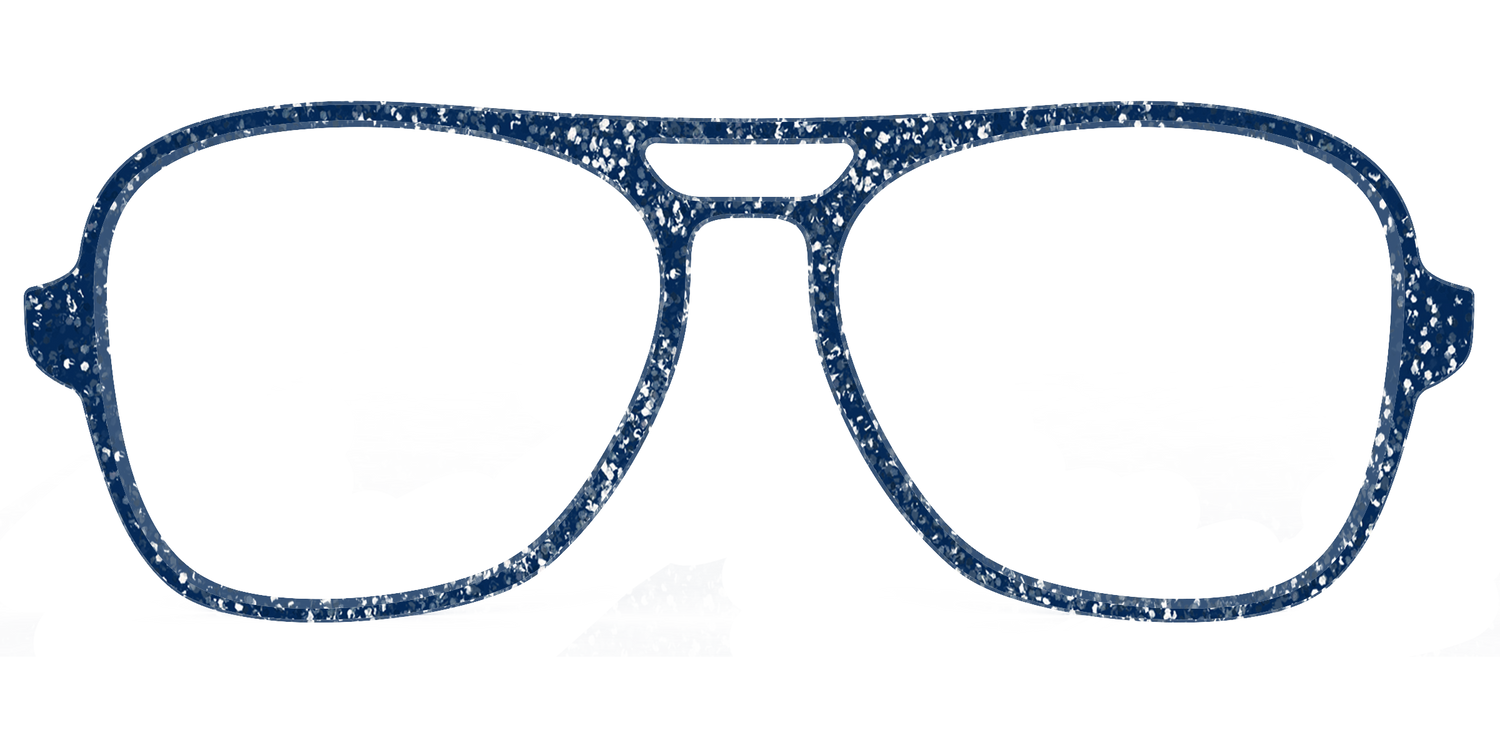 The Navy Sparkle - Front Top Image - Pair Eyewear