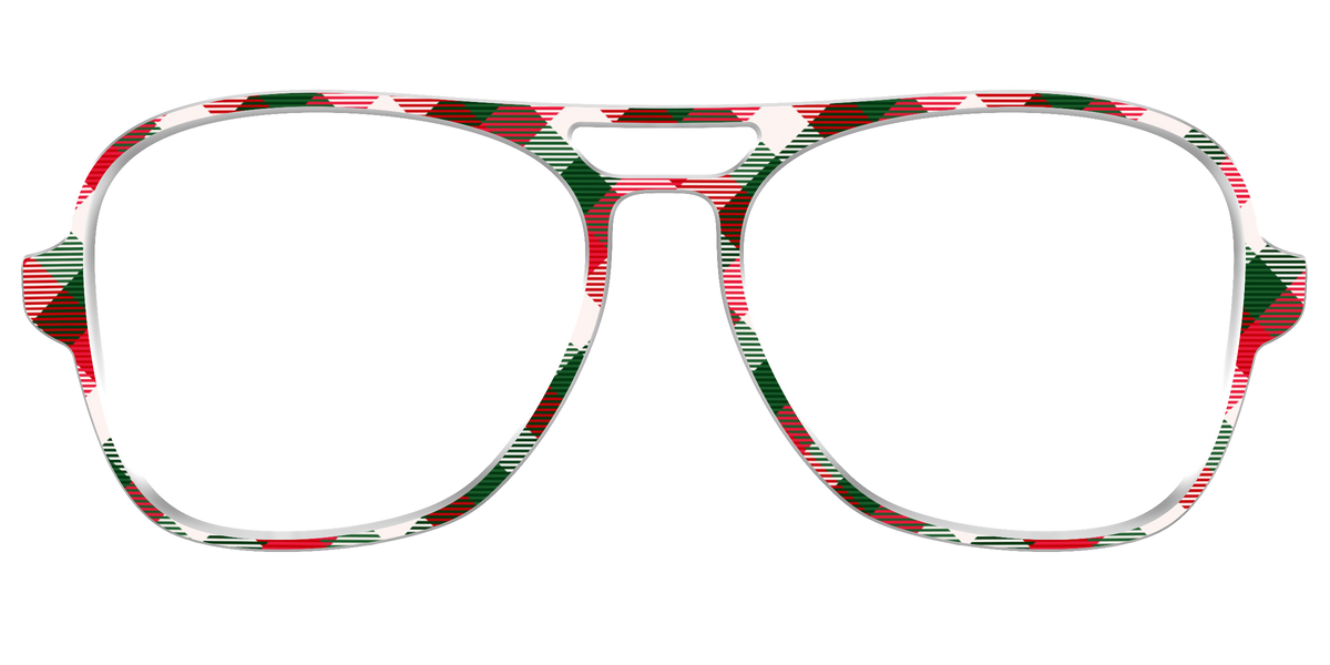 The Nice List Plaid - Front Top Image - Pair Eyewear