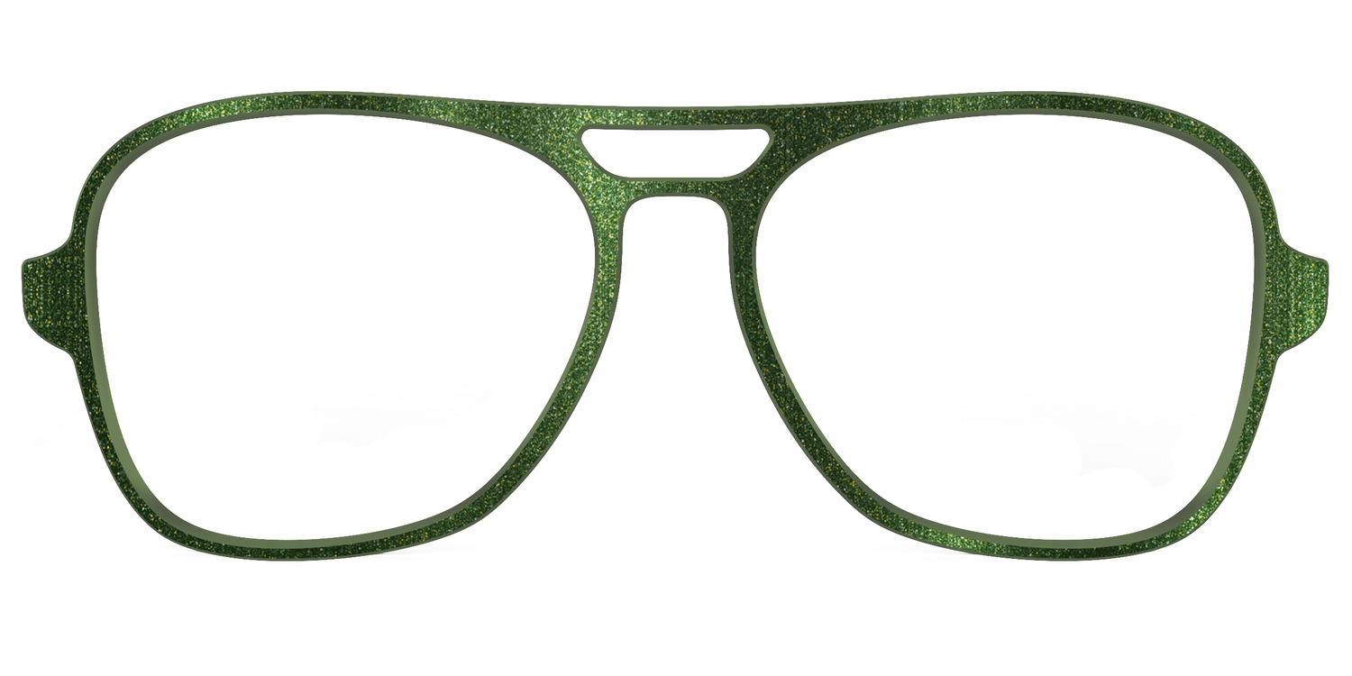 The Olive Shimmer - Front Top Image - Pair Eyewear