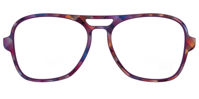 The Ombre Plaid - Front Top Thumbnail - Pair Eyewear