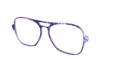 The Orchid Kaleidoscope - Angle Top Thumbnail - Pair Eyewear