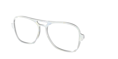 The Pearlescent Stripes Split - Angle Top Thumbnail - Pair Eyewear