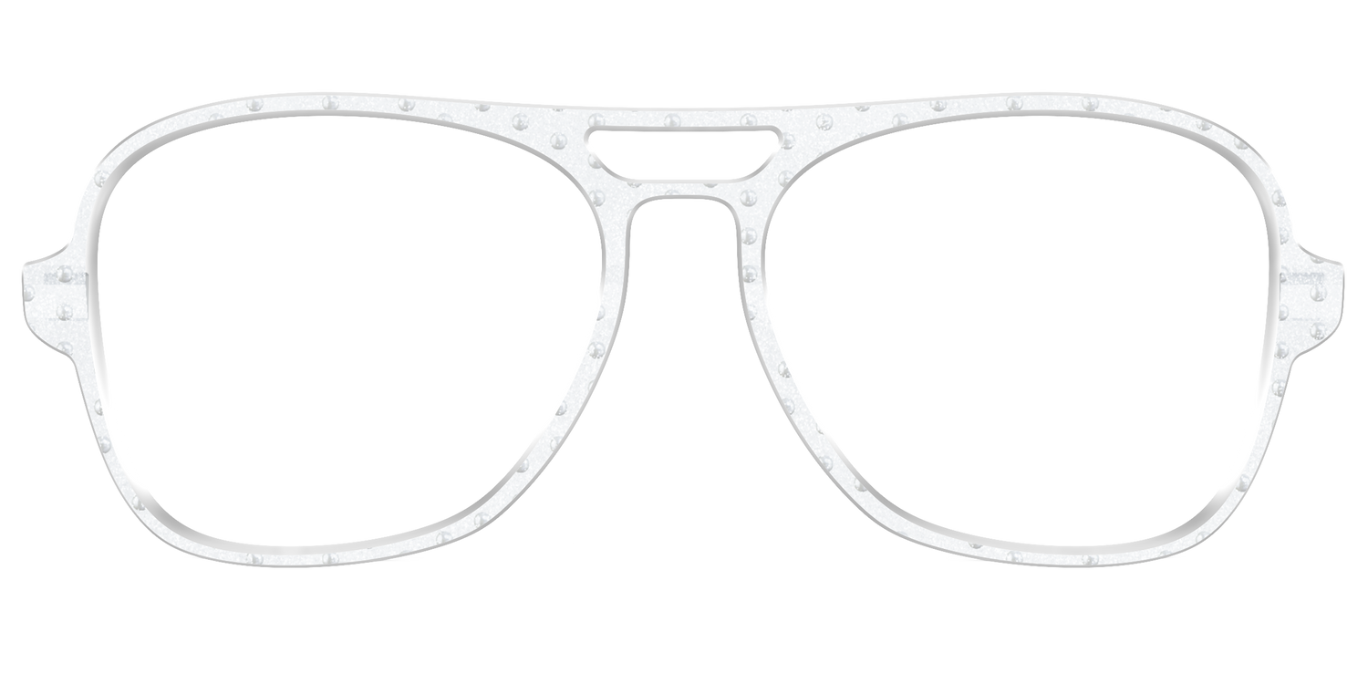 The Pearl Shimmer Polka Dots - Front Top Image - Pair Eyewear