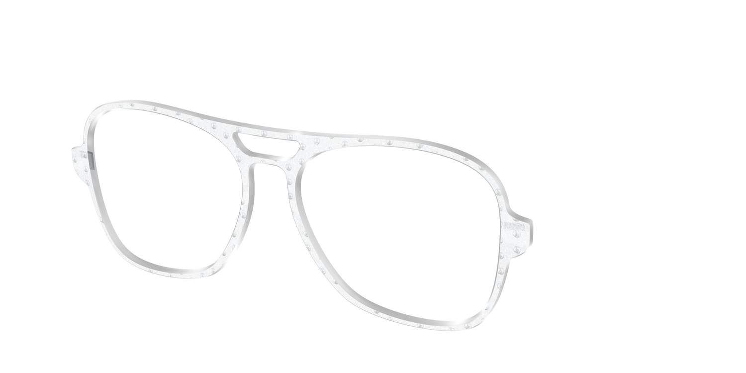The Pearl Shimmer Polka Dots - Angle Top Image - Pair Eyewear