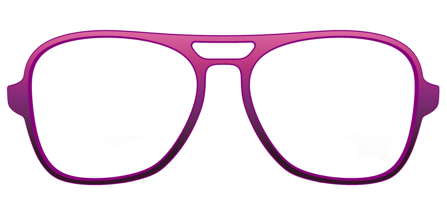 The Pink to Plum Gradient - Front Top Image - Pair Eyewear
