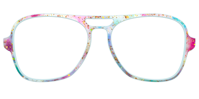 The Pixie Bokeh with Gold Flakes - Front Top Thumbnail - Pair Eyewear