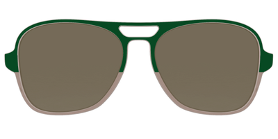 The Polarized Cedar & Sap Crystal Split Sun Top - Front Top Thumbnail - Pair Eyewear