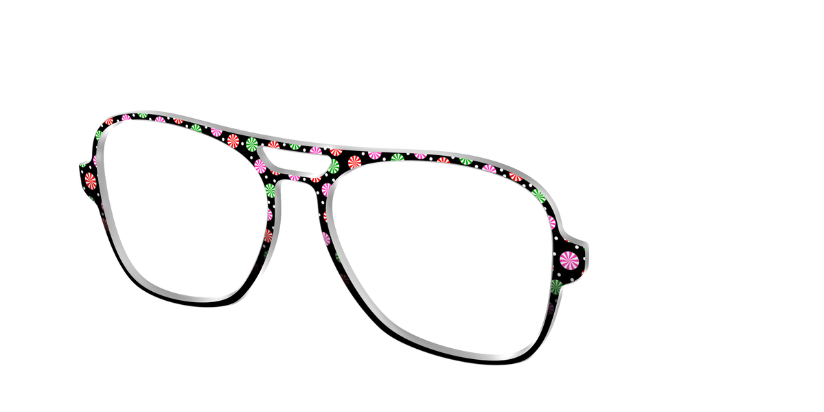 The Pretty Peppermints - Angle Top Image - Pair Eyewear