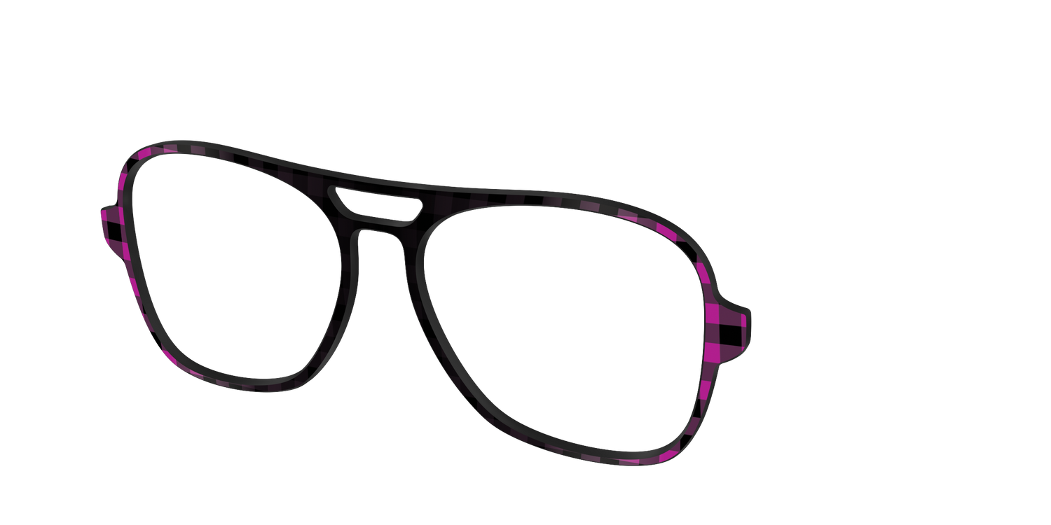 The Reimagined Plaid - Angle Top Image - Pair Eyewear