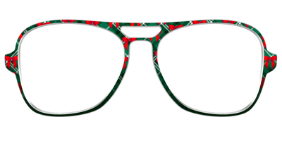The Ribbon-Clad Plaid - Front Top Thumbnail - Pair Eyewear