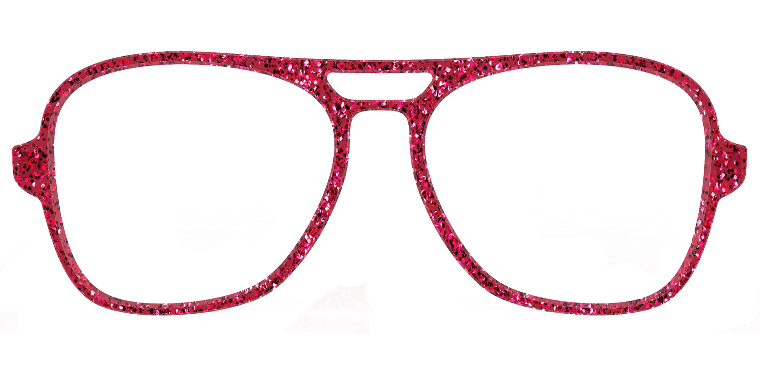 The Ruby Sparkle - Front Top Image - Pair Eyewear