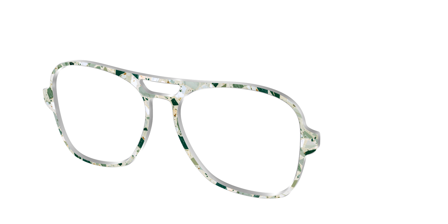 The Sage Terrazzo - Angle Top Image - Pair Eyewear