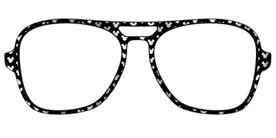 The Silver Foil Mickey - Front Top Thumbnail - Pair Eyewear
