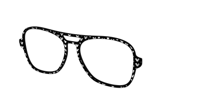 The Silver Foil Mickey - Angle Top Thumbnail - Pair Eyewear