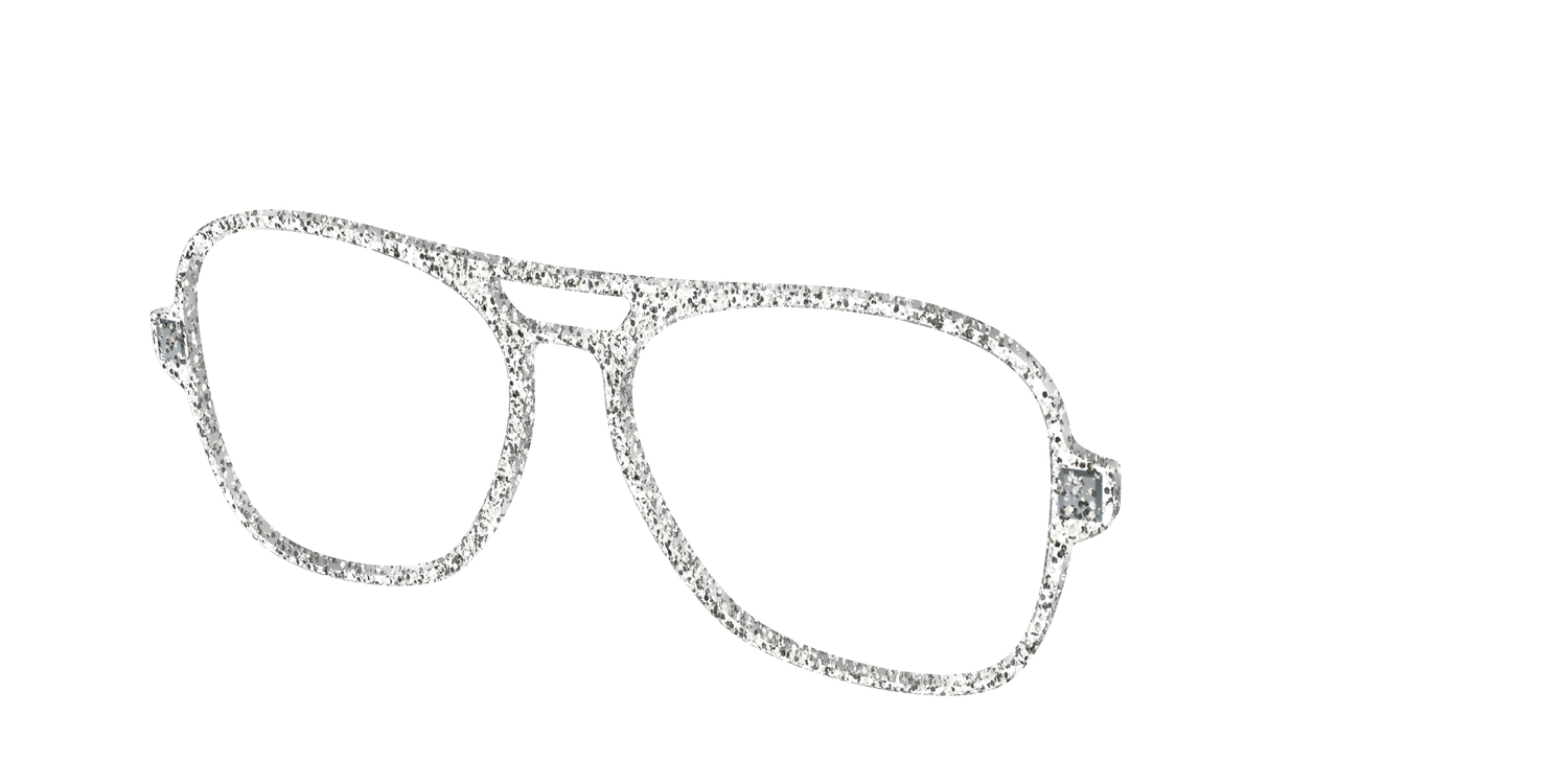 The Silver Sparkle - Angle Top Image - Pair Eyewear